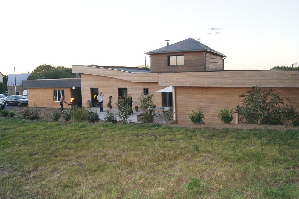 Maison En Ossature Bois Plaintel Eksteriør bilde